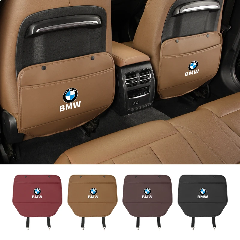 Car Seat Back Anti Kick Protective Pad Cover Anti-Scratch Mat For BMW X1 X2 X3 X4 X5 X6 X7 G20 G30 6GT F10 E39 F30 E36 F20 F40