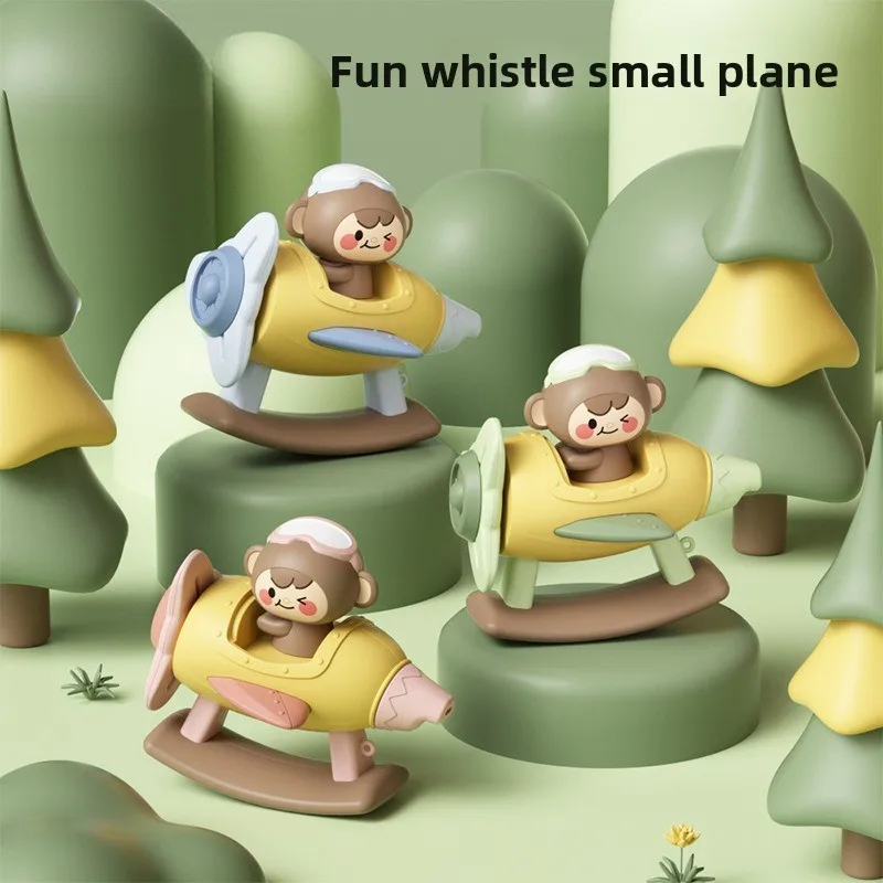 

Airplane Whistle Harmonica Children's Baby Special Playing Instrument Early Education Toys Small Harmonica Horn Toy