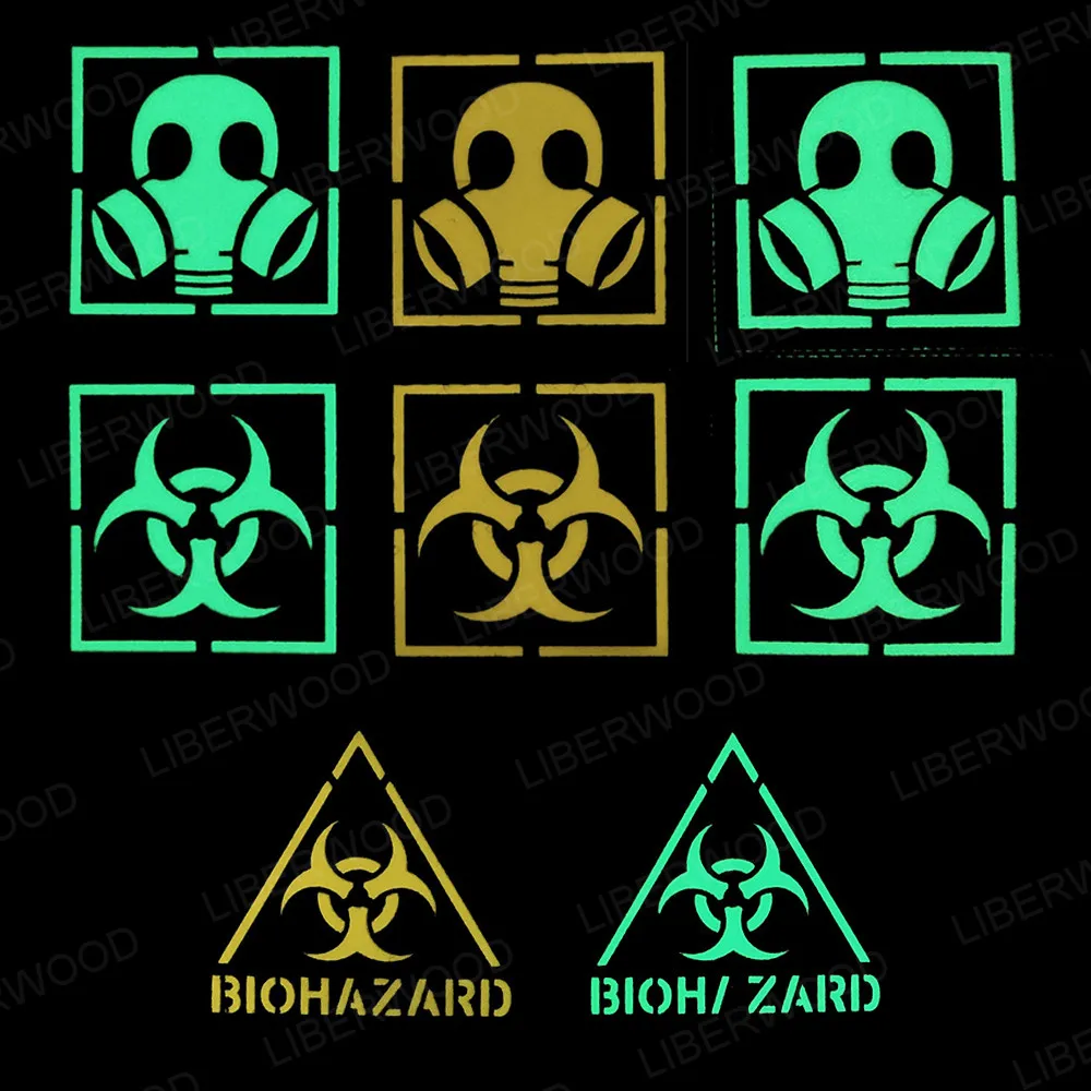 Umbrella Corporation PVC ثلاثية الأبعاد شارة مطاطية التصحيح التكتيكي الراكون شعار Corp Biohazard Insignia زين شعار