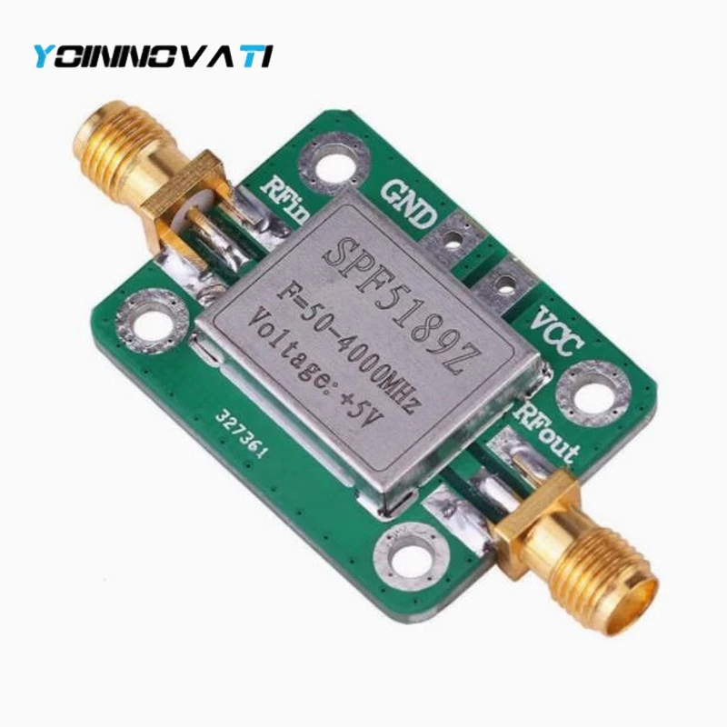 1pcs SPF5189 with Shielding Shell RF Signal Receiver SPF5189Z SPF-5189Z RF Low Noise Amplifier LNA 50-4000MHz