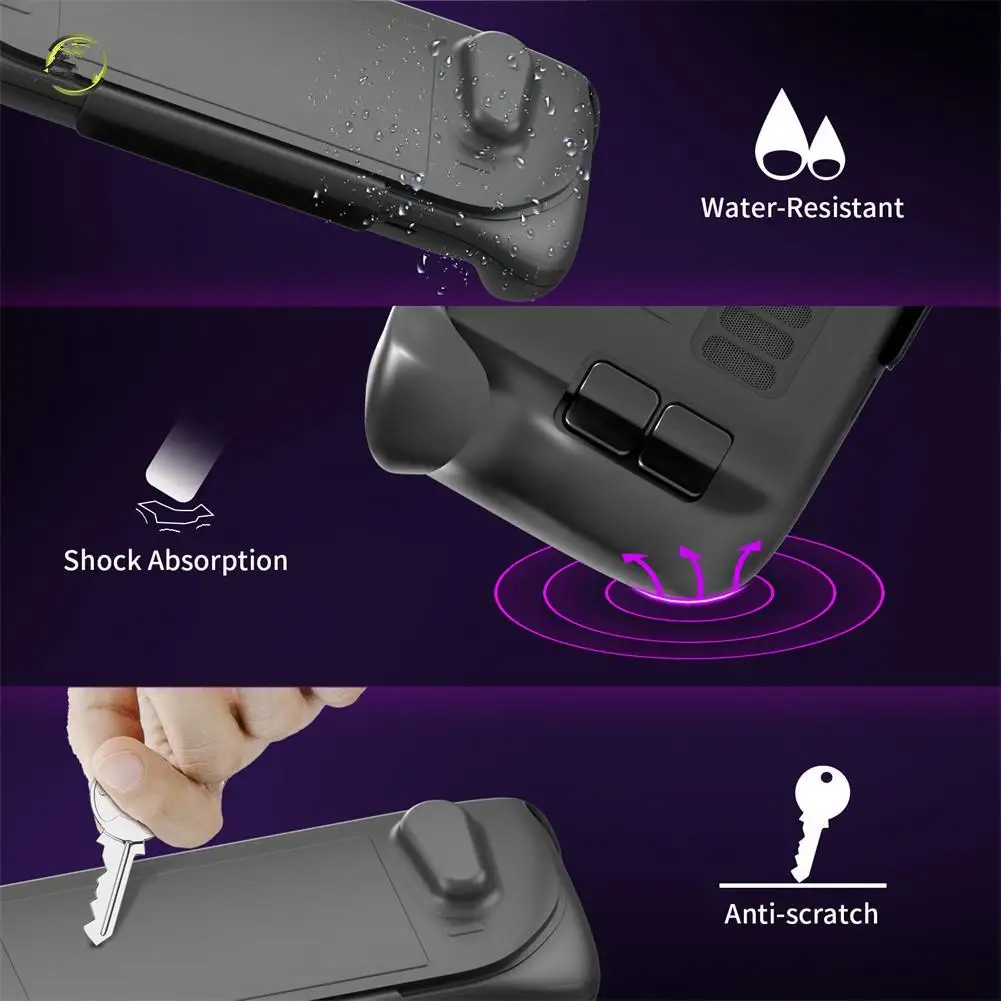 Case Set With Bracket Ultra-thin Protective Case Removable Cover Compatible For Steam Deck Host Game Accessories dropshipping