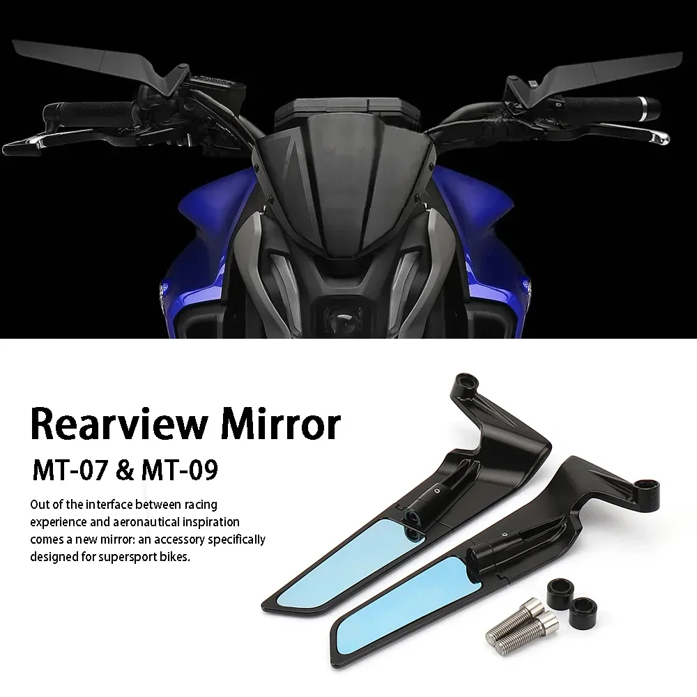 

MT-07 MT07 MT 07 2021 2022 Motorcycle Rear Side View Mirrors Rearview Mirror For YAMAHA MT-09 MT09 2020-2023 MT 09 SP 2021- 2023