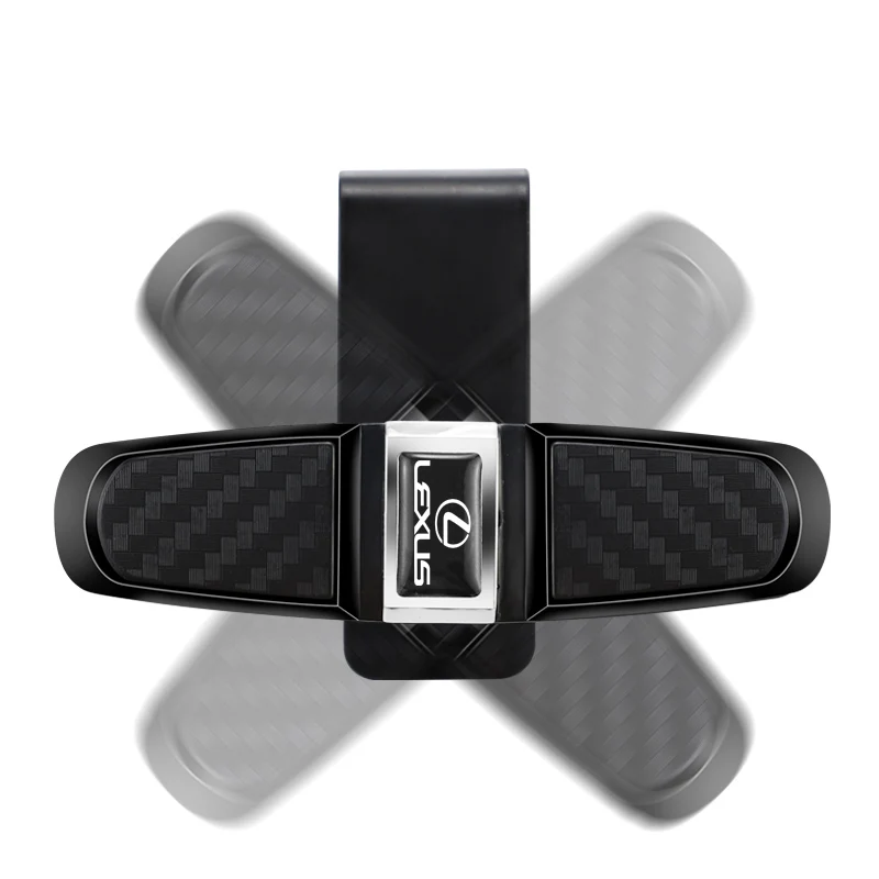 سيارة الشمس قناع كليب 360 دوران النظارات الشمسية تذكرة بطاقة المشبك لكزس F SPORT LBX NX RX 350h 450h ES UX 300e GS GX IS LS LX CT