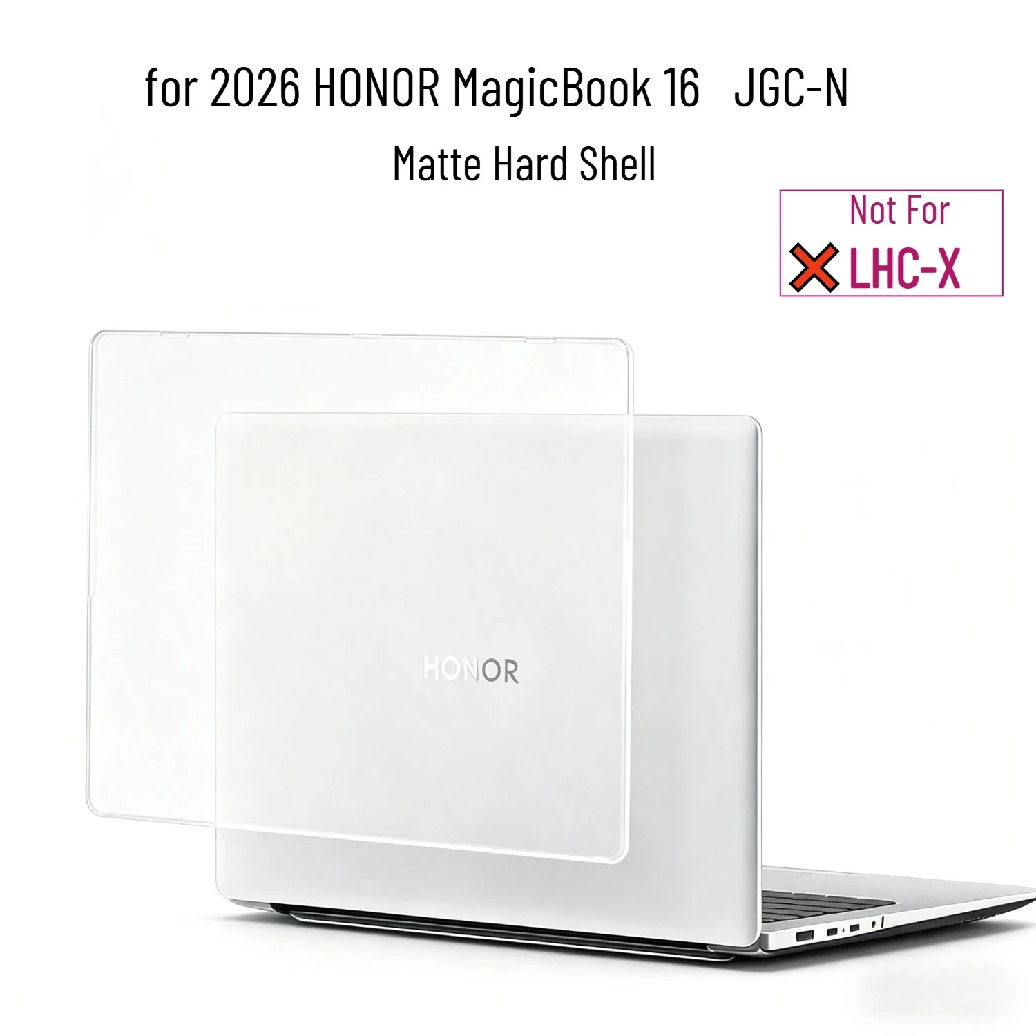 Matte Case for 2026 Honor MagicBook 16 JGC-N Laptop Case 16 Inch PC Shell Hard Cover for Honor Magicbook 16 2026 AI Cover