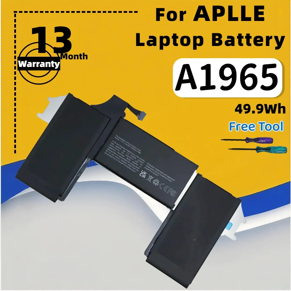 

Сменный аккумулятор FRLESUI A1965 для APPLE MacBook Air 13 дюймов A1932 2018 2019 года, A2179 Early 2020 EMC 3184 EMC3302 020-02455