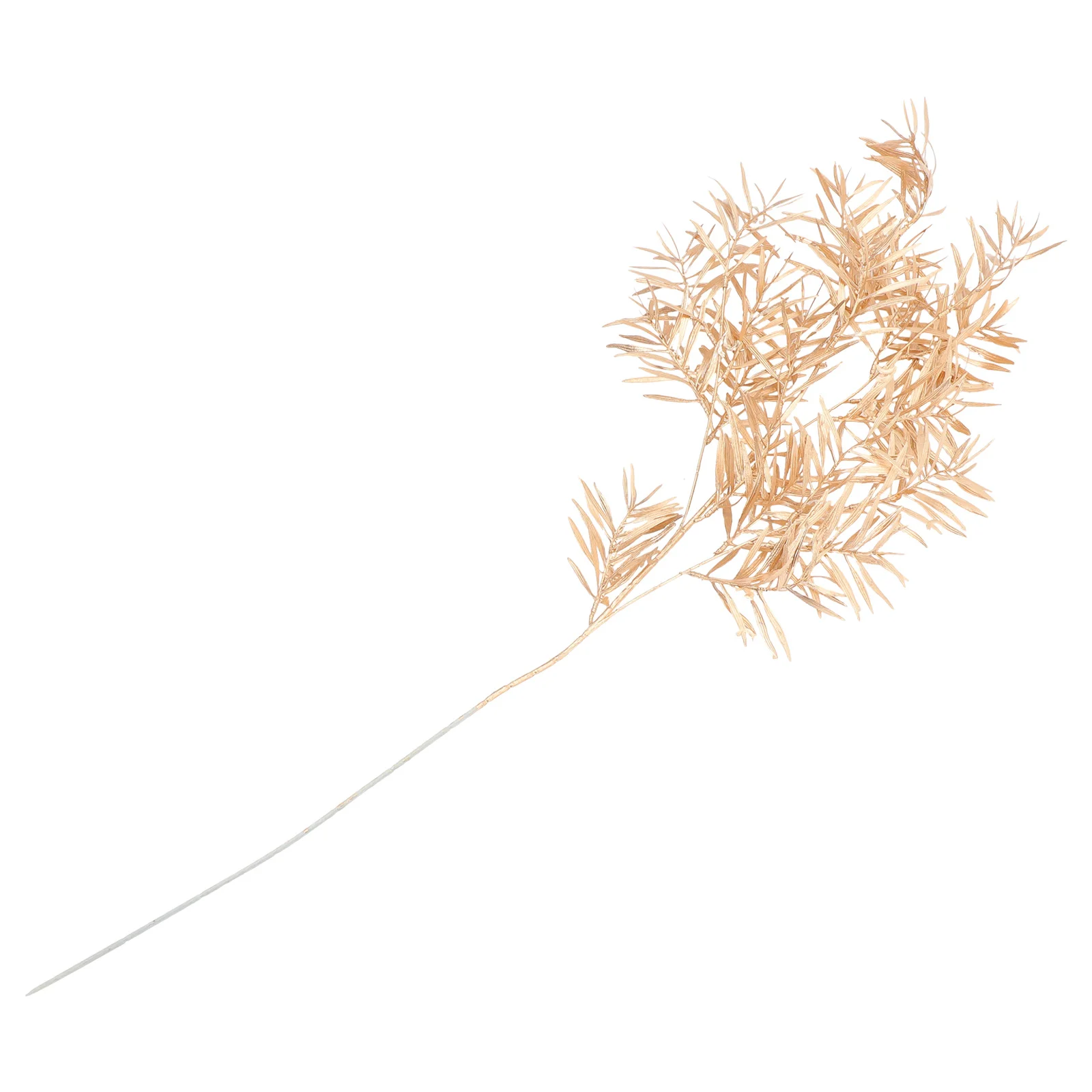 

Gold Artificial Bamboo Leaf Realistic Faux Bamboo Leaves for DIY Wreath Home Wedding Party Decoration Flower Arranging Leaf