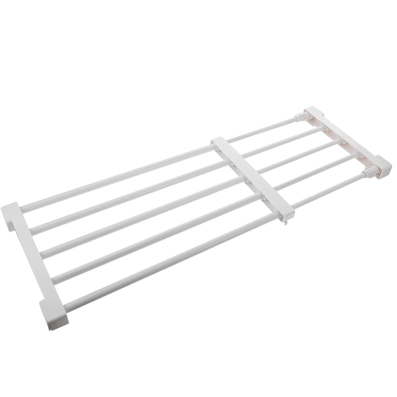 

Layered Storage Partition Space Saver Wardrobe Cabinet Rack PP ABS Retractable Design Closet Organizer Bath Storage
