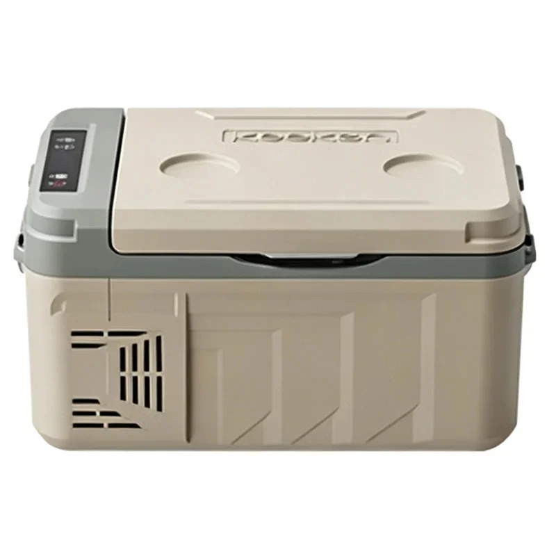 Heavy Duty 15L Portable Car Fridge Freezer with Wheels Handle 12V 24V Camping SUV Parts