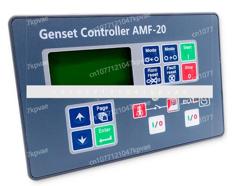 Controller AMF25 Imported LCD Screen of Diesel Generator Control Module Unit.