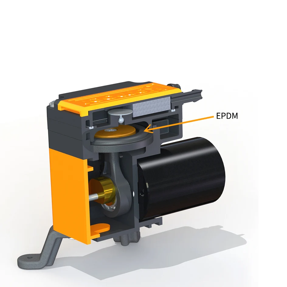 HLVP6 Oilless Durable Negative Pressure Oil Free Oil-free Micro Vacuum Compressed air Diaphragm Pump