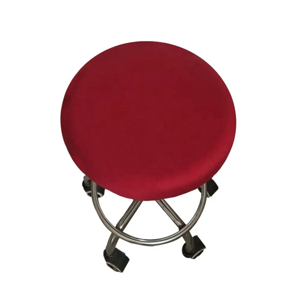 

Spandex Round Home Decor Bar Stool Chair Protector Elastic Chair Slipcover Stool Cover Seat Cover Chair Cover