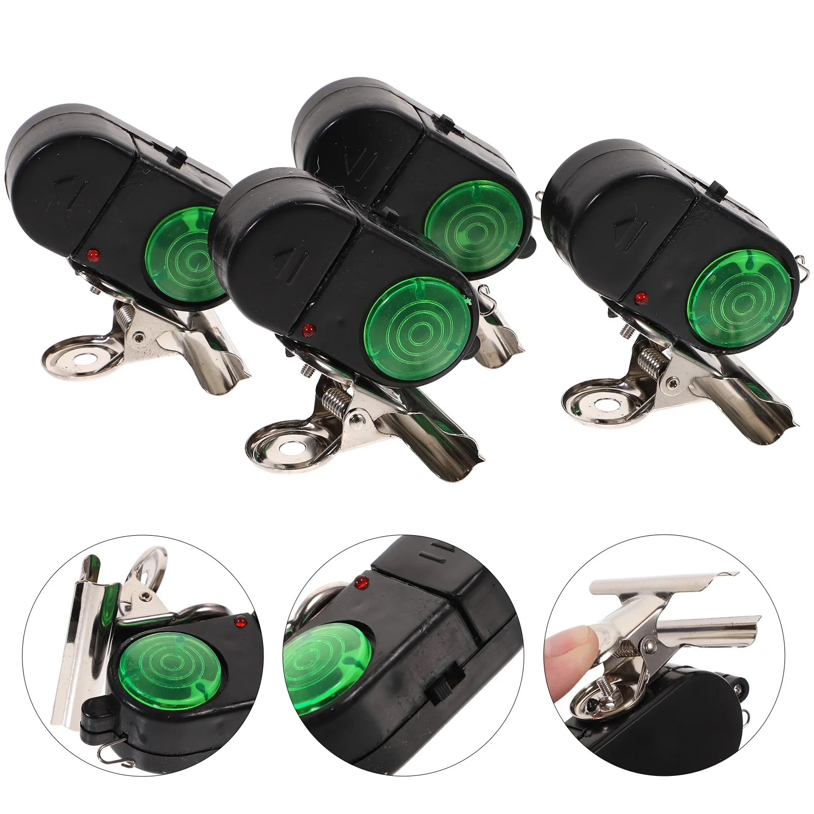 

4 PCS Fishing Electronic Alarm Carp Alarms Suite -powered Bite Rod Multiple Pole