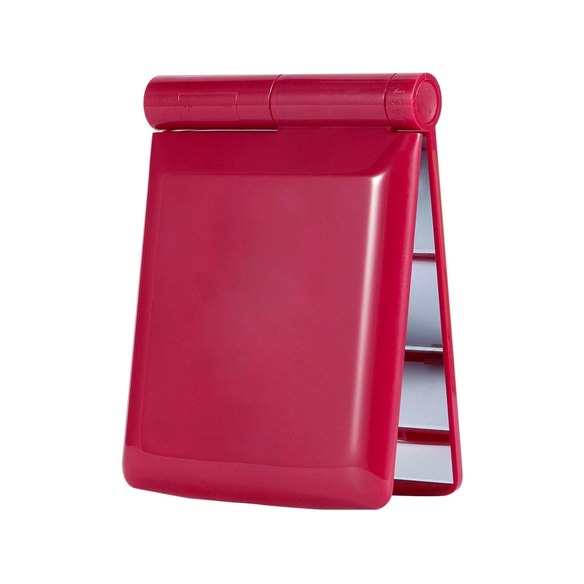 مرآة مكياج قابلة للطي عالية الوضوح، مرآة مكياج سطح المكتب المحمولة، ضوء LED، مرآة مكياج محمولة، ضوء LED #6