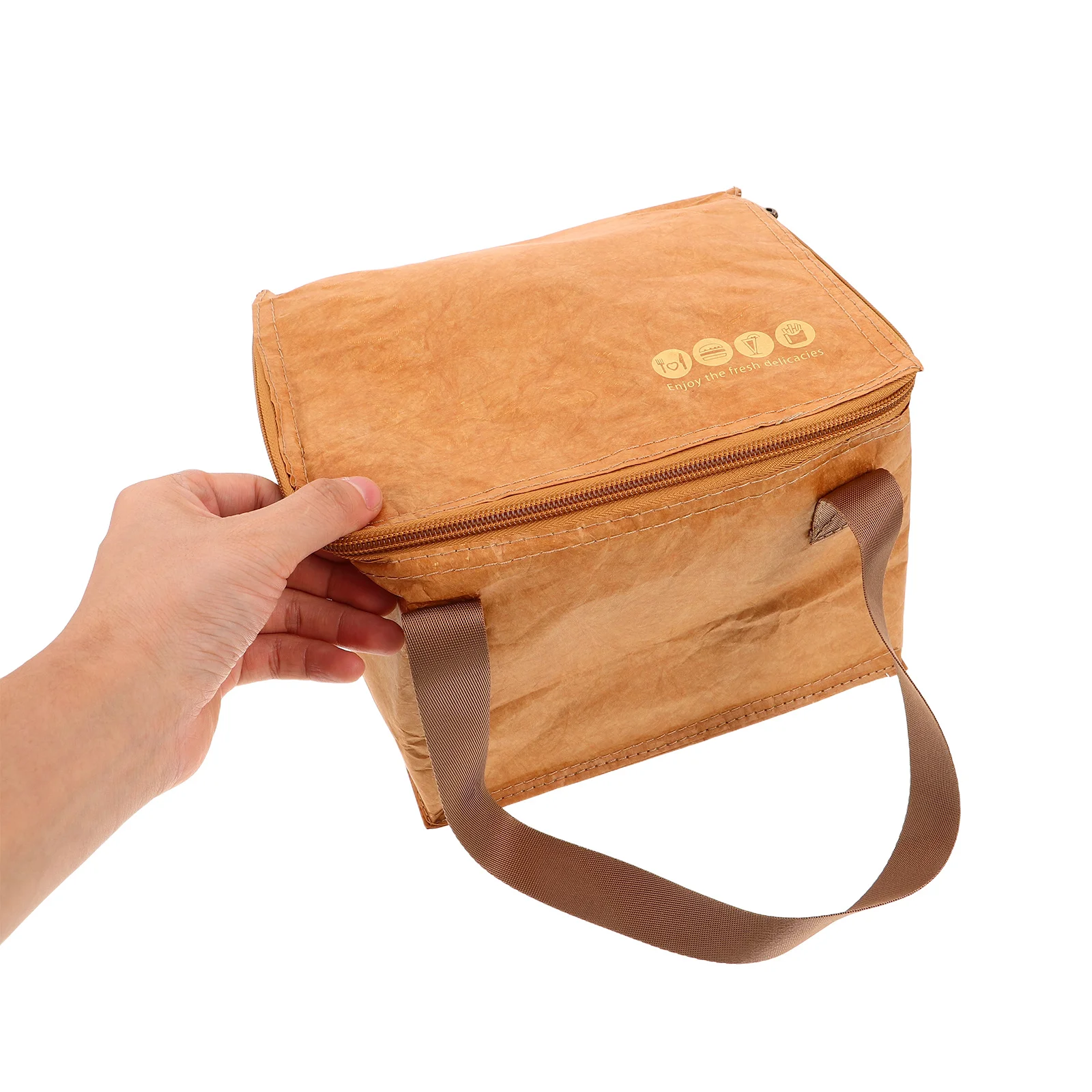 

Portable Insulated Lunch Bag Thermal Cooler Leakproof Tote for Women Men Heat Preservation Food Organizer Office School Travel