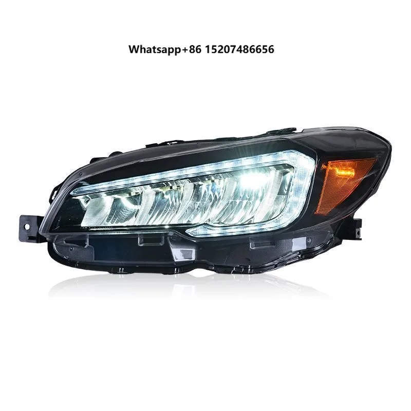Pair of Car Headlight Modified Assembly for WRX Headlight 2015-up Front Light Plug&Play LED Head Lamp System Assembly