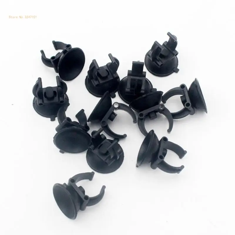 Ventosas para aquecedor aquário, ventosas 1,34 polegadas diâmetro com clipes 0,94 polegadas, suportes plástico