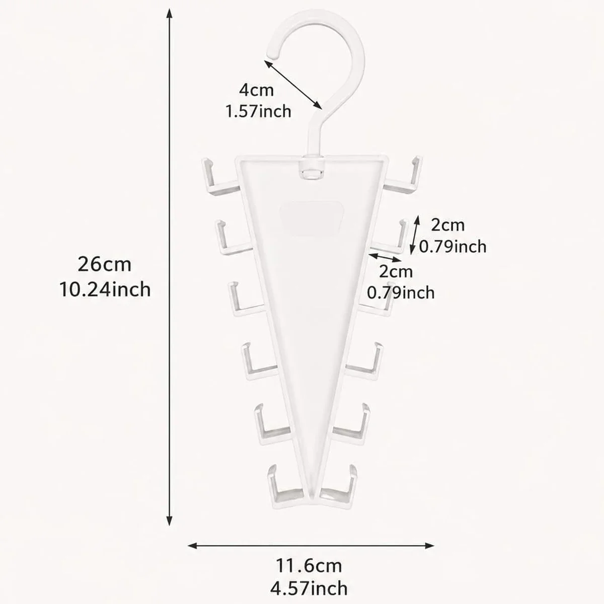 12 Haken V-Form Mehrfach-Kleiderbügel 2/4/8er Pack Platzsparender Kleiderschrank-Organizer – Detail 5