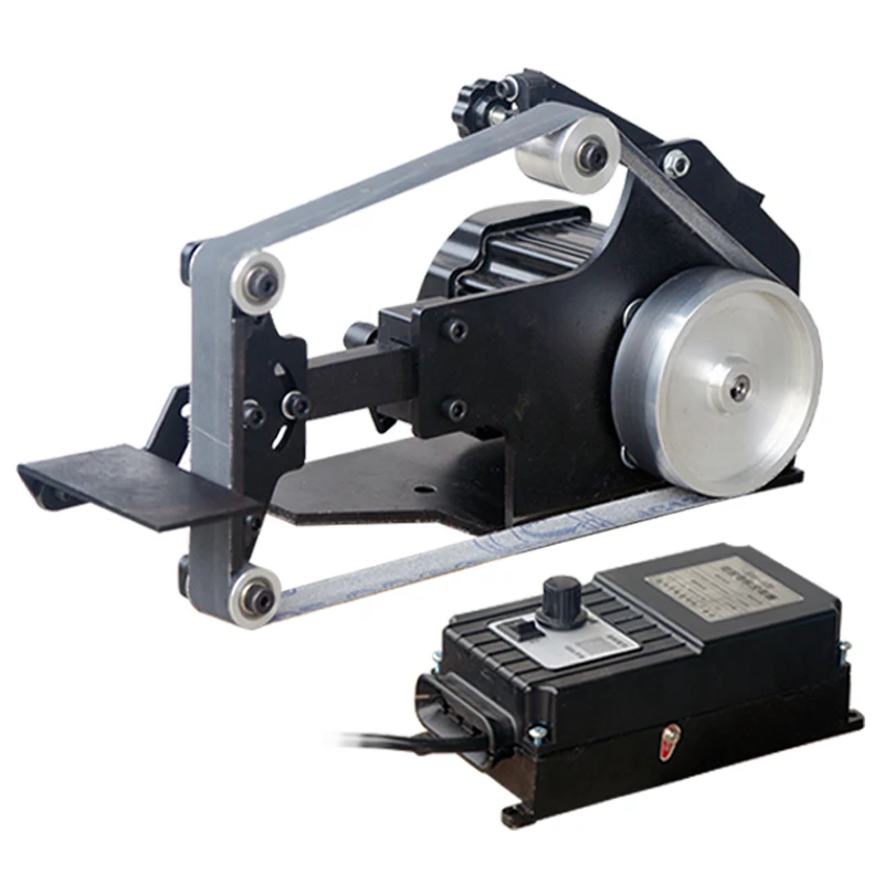 

800W Industrial Grade Desktop Brushless Belt Sander Metal Polishing Cutting Machine SD-762WS