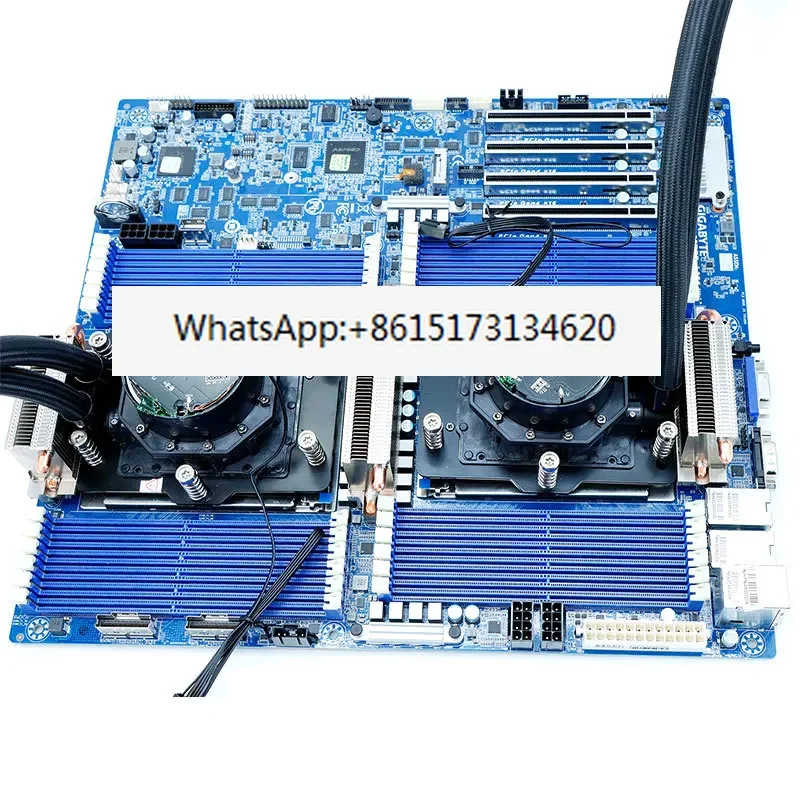 MOS heat pipe radiator three-piece water cooling kit MZ73-LM0/1 AMD9004 series dual CPU main board