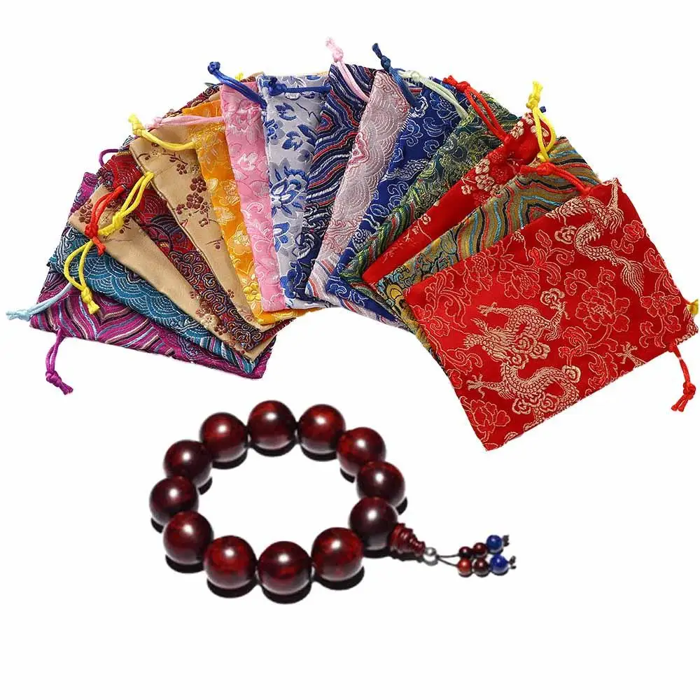 

Candy Tie Drawstring Gift Party Wedding Pouch Satin Storage Bag Jewelry Packaging Bag