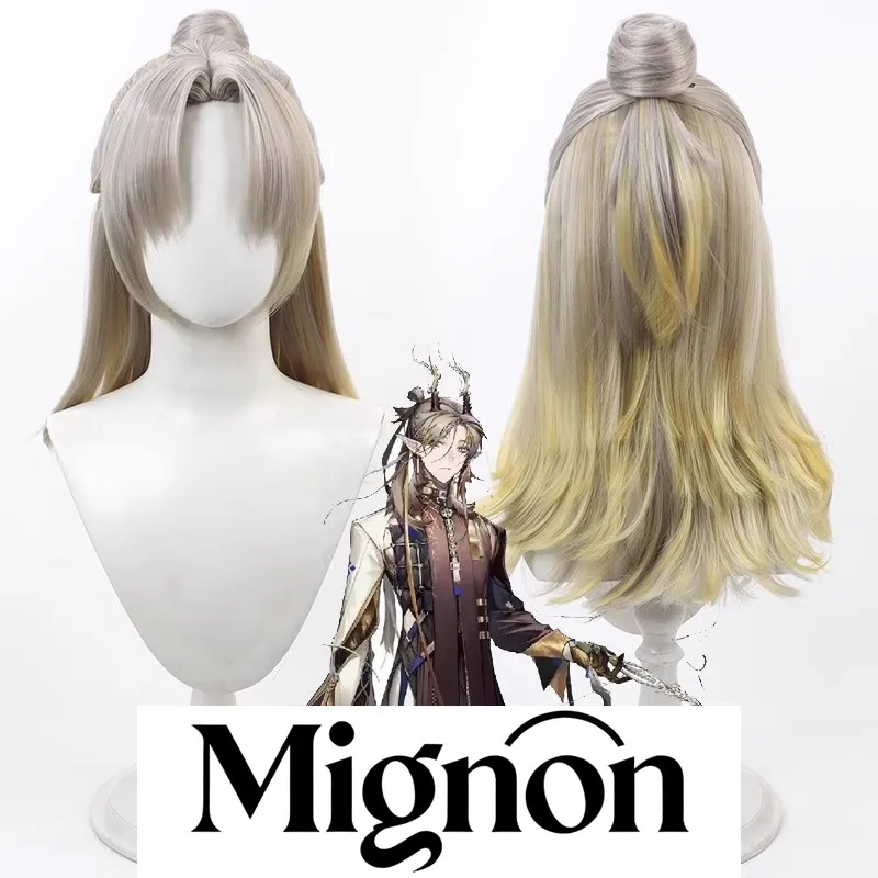 

Arknights Jishu Cosplay Wig, Realistic Scalp Cap, Multi-Color Gradient with Separate Hairpieces