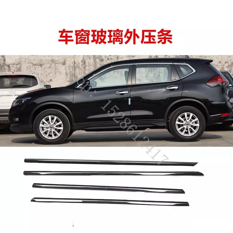 For Nissan X-Trail XTrail T32 2014 2015~2021 External Glass outer bead Water retaining strip outside car window Car Accessories