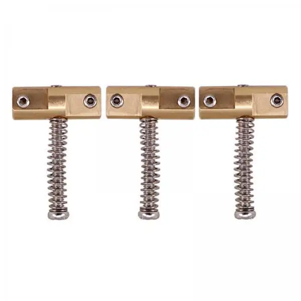 Electric Guitar Compensation Bridge Brass String Saddles Replacement Modern Parts for Guitar Accessories Durable Design
