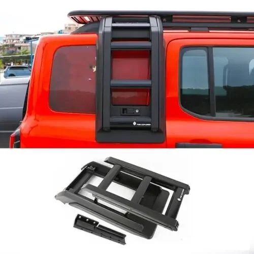 FJ120 2003-2006 Black Foldable lift able Ladder Protective Frame