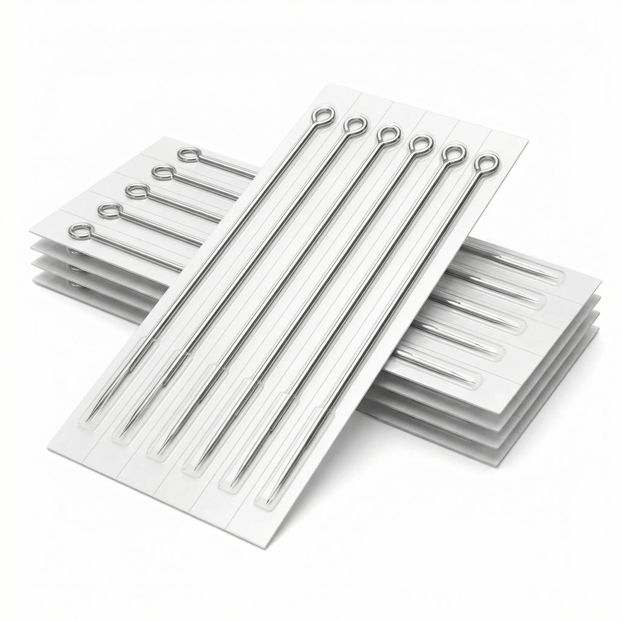 

50 шт. одноразовых тату-игл 1RL 3RL 5RL 7RL 9RL 11RL 13RL 15RL 18RL 0.35MM Round Liner, стерилизованные