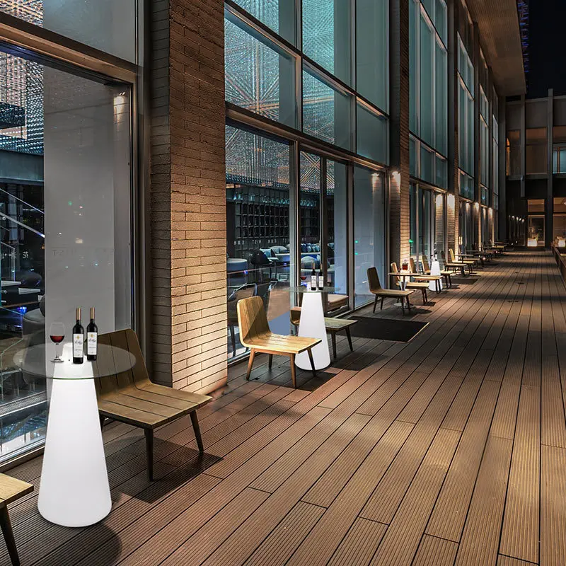 Illuminated Slide Peak Cocktail Table D70x80cm White With Internal Light Remote And Covers For Peak Table  Glass Tops Riq-T80