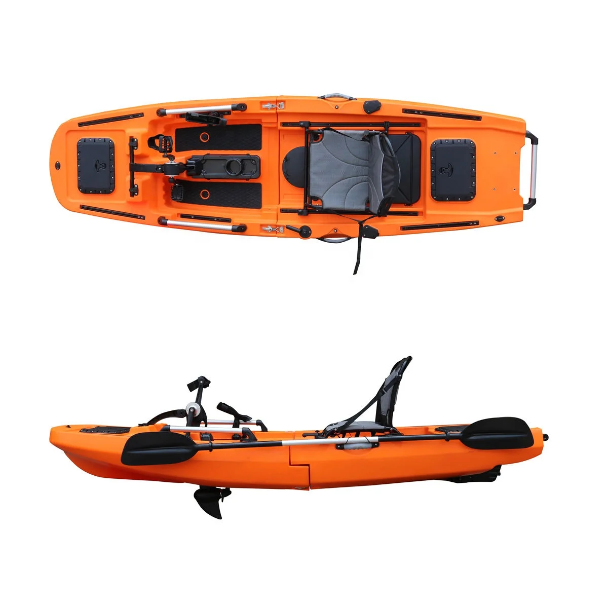 

Vicking 9,7 футов, 2-секционная съемная модульная педаль соло, каяк, надувной мотор для рыбалки, каноэ с материалом Lldpe, новый дизайн