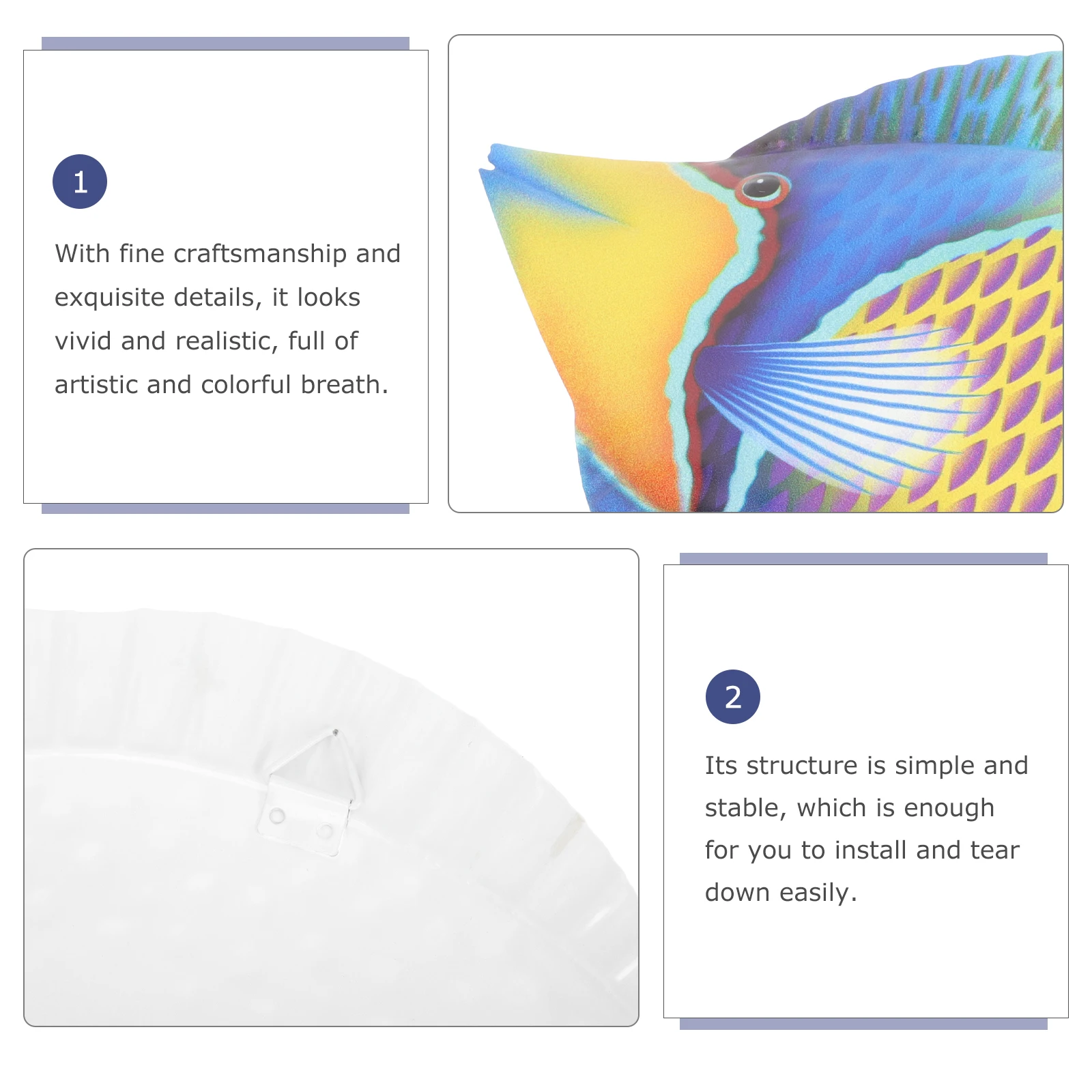 

Iron Fish Wall Decor Hanging Metal Sculpture Exquisite Wall Art For Living Room Bedroom Garden Yard Decorative Craft