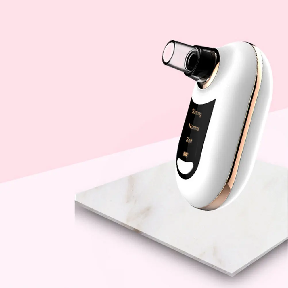 Nettoyeur de pores du visage à main, buse réglable, aspirateur électrique pour points noirs, élimine les résidus d'huile de peau morte, rétrécit les Pores, 1 ensemble