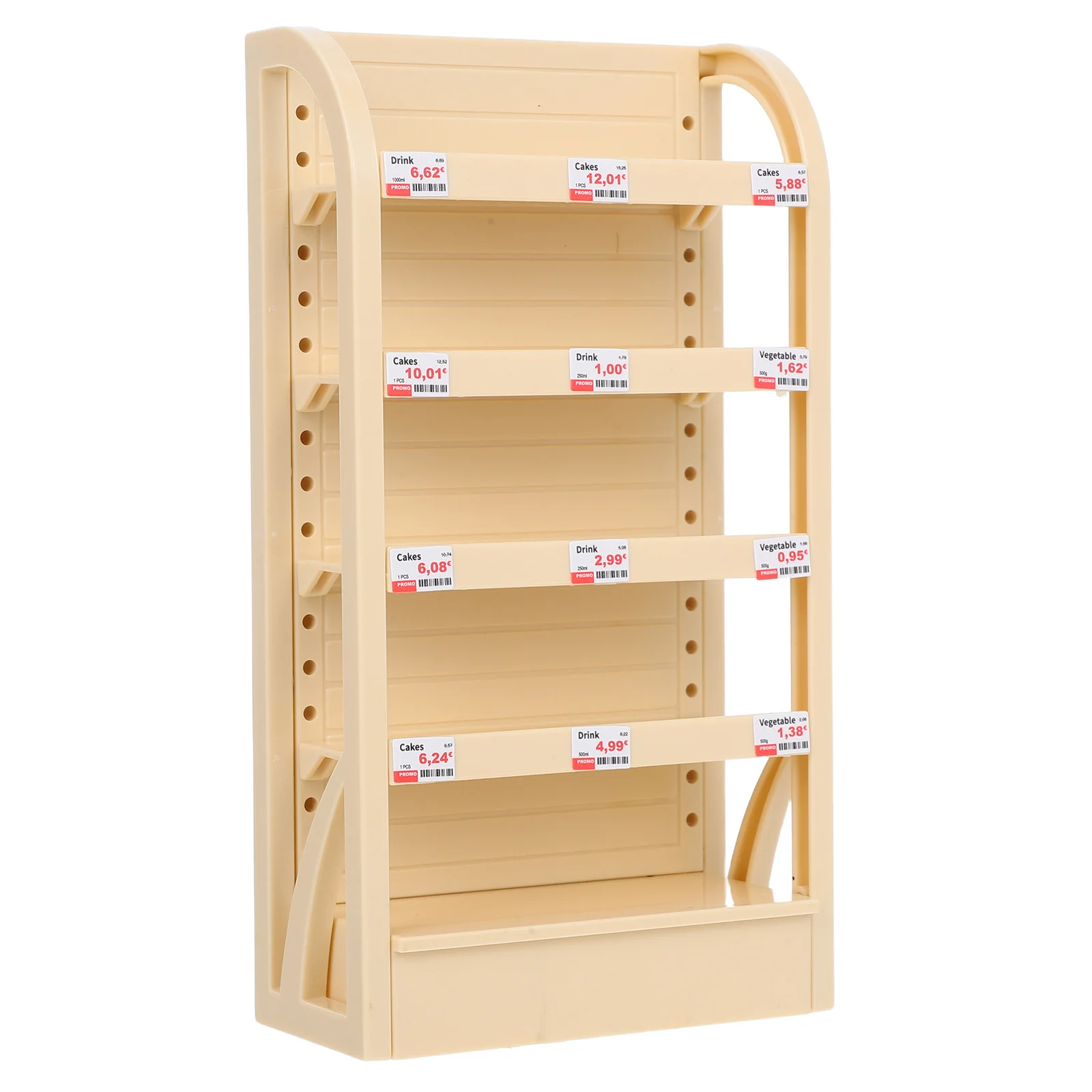 

Миниатюрная витрина для супермаркета, многослойный шкаф для хранения для детей, ролевые игры, кукольный домик, кухонные аксессуары