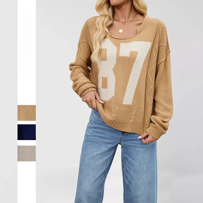 

Jumpers Women Sweaters Autumn Winter Spring Long Sleeve Sweater Pullover Elegant Streetwear Y2k Tops Short Jumper Vintage