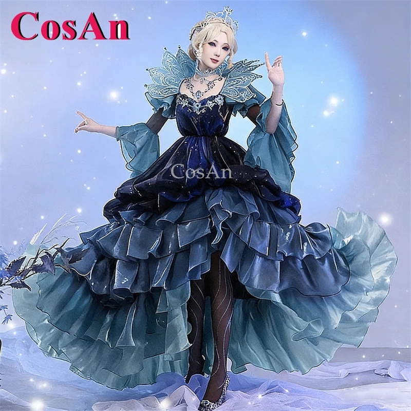 

CosAn Game Identity V Mary/Bloody Queen Cosplay Costumes Nighttide Skin Gorgeous Elegant Formal Dress Party Role Play Clothing
