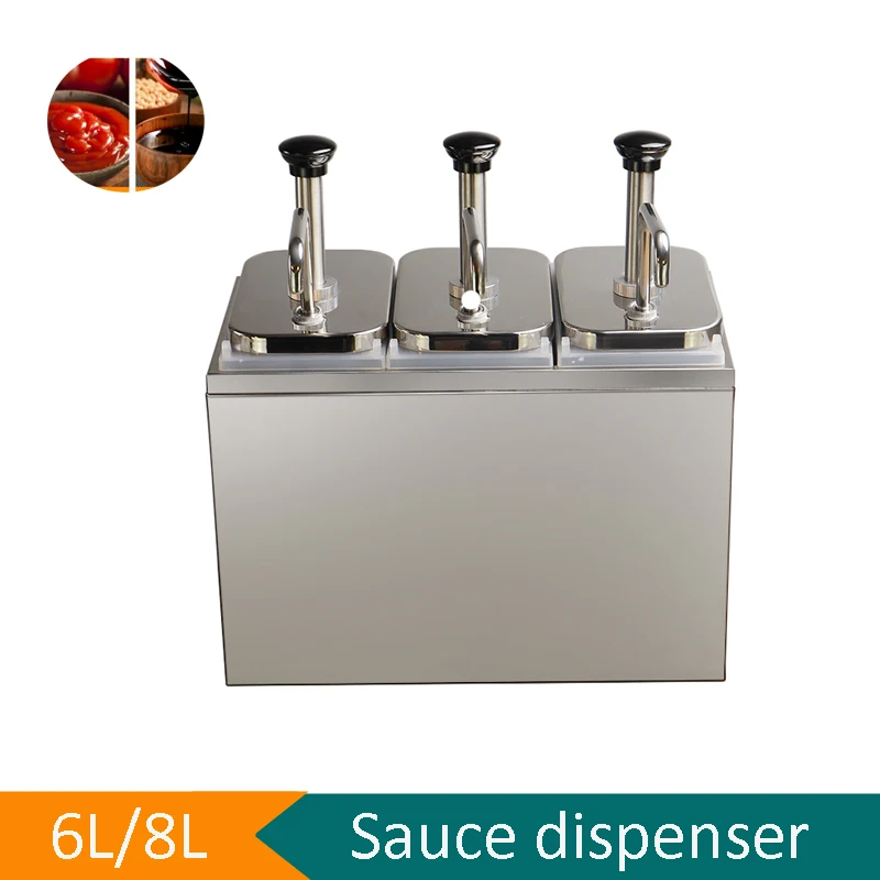 New Product Coercial Condient Pup Dispenser Stainless Steel Hot Sale Special Stainless Steel Sauce Pup For ilk Tea Shops