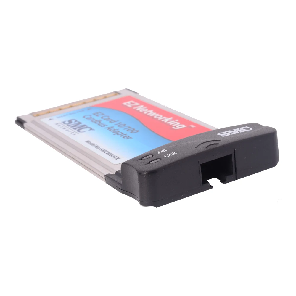 Sieć Ethernet RJ45 PCMCIA Cardbus 54 Mm Adapter karty rozszerzeń laptopa/notebooka 100 mb/s 54mm PCMCIA do przewodowej karty sieciowej