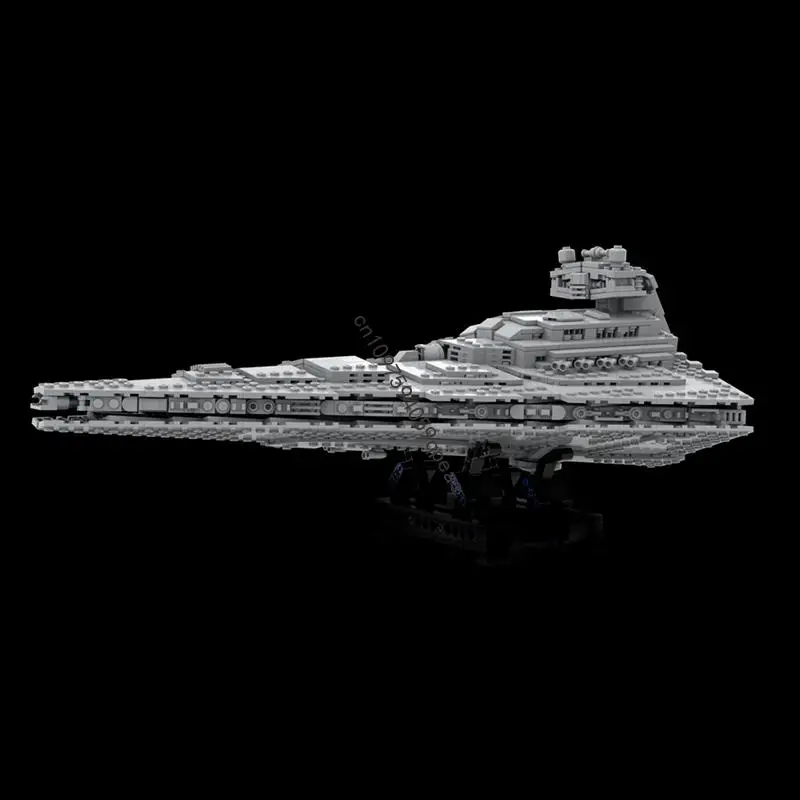 

New 1459Pcs Famous Star Battle Movie Moc Light Destroyer Model Diy Creative Ideas Child Toys Birthday Gift Custom Puzzle