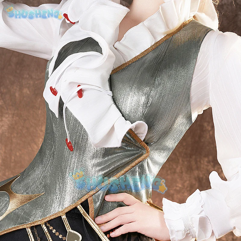 역방향: 1999 멜라니아 코스프레 의상 코스프레 의상 빨간색과 흰색 유니폼 할로윈 카니발 파티 크리스마스 의류