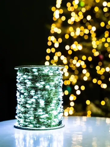 1PCS 500/1000LED Fairy String Lights Christmas Garland Outdoor Decor Lights Waterproof With Remote For Tree Street Wedding Party