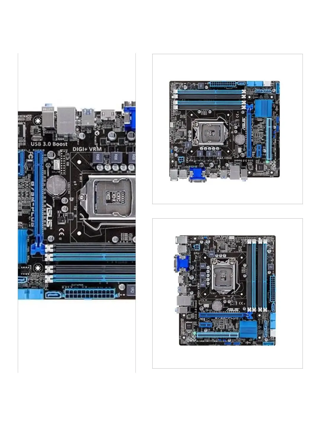 ASUS B75M-PLUS デスクトップマザーボード B75 ソケット LGA 1155 i3