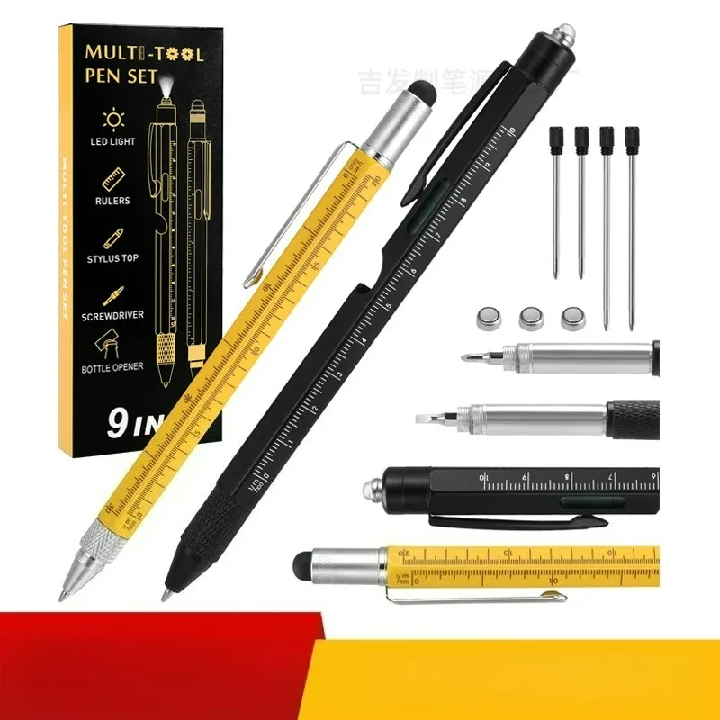 Gifts for Men Dad Husband Fathers Day Birthday Gifts for Boyfriend, 9 in 1 Multitool Pen Tool Gifts for Handyman Cool Gadgets