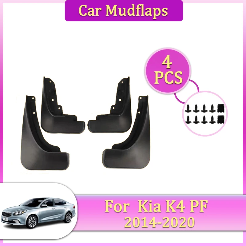 

Car Mudguards Parts For Kia K4 PF 2014~2020 Front Rear Wheel Mudguards Car Mudflap Fender Flare Cover Guard Auto Mud Accessories