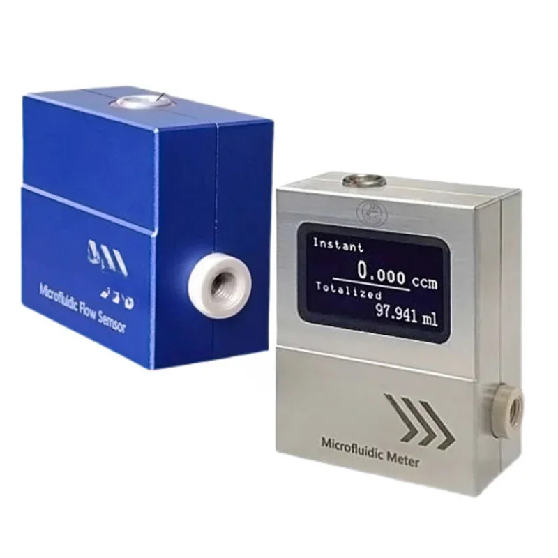 

Measurement of pure water deionized water isopropanol ml/min by micro liquid flowmeter