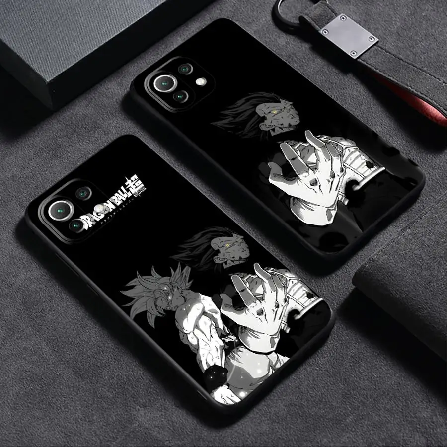

Dragon Ball Black White Goku Phone Case for Xiaomi Mi 13Lite 12x 15 11T Pro 12T 14 Pro 12 Lite 11 Lite 10T Black Soft Shell