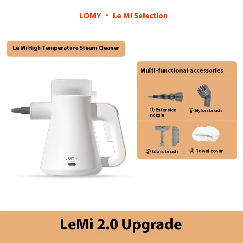 пароочистители высокого давления 스팀청소기 5 в 1 ручной высокотемпературный резервуар для воды 1000 Вт 450 мл