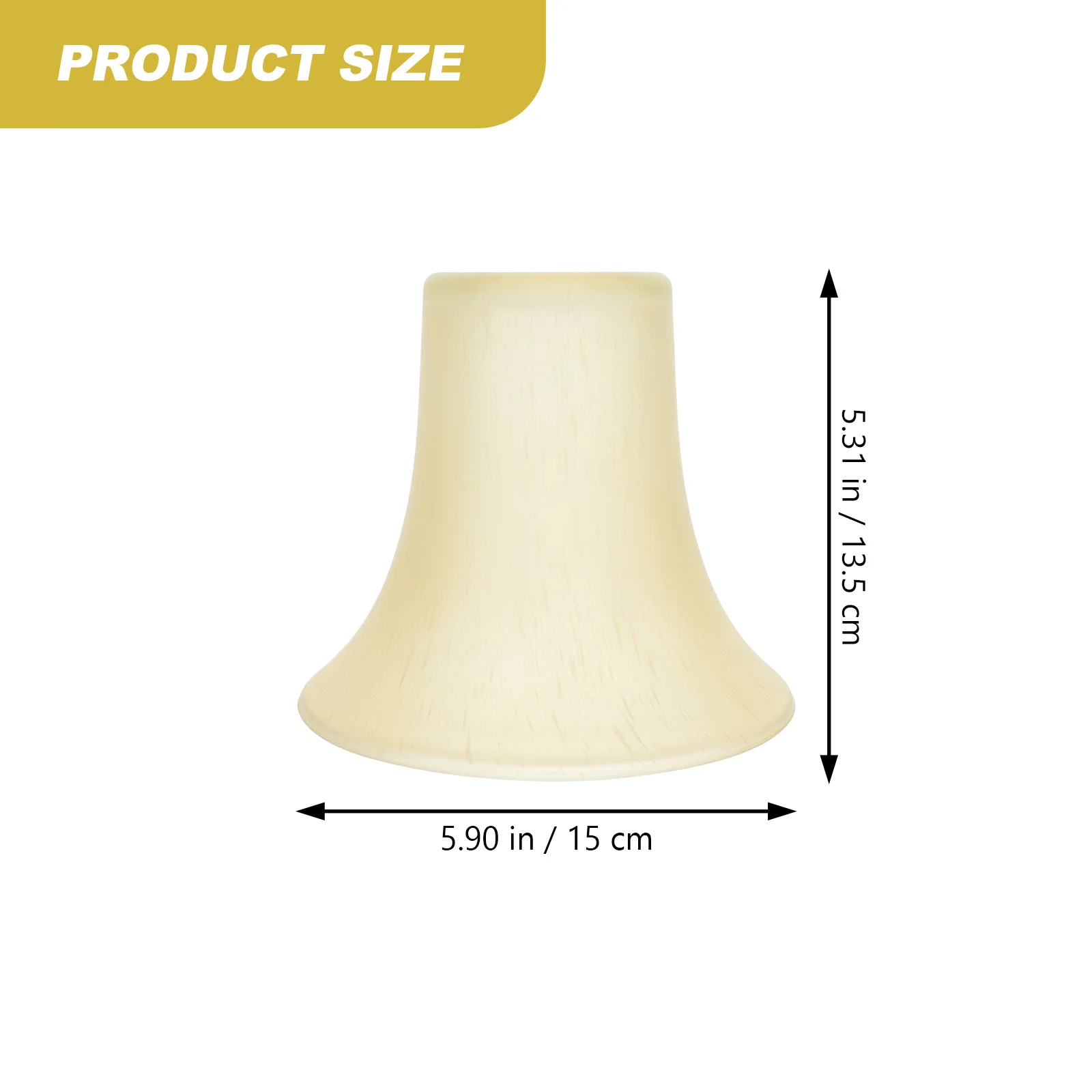 

Frosted Glass Lamp Shade Durable Replacement Cover for Table Desk Ceiling Floor Lamp Stylish Home Light Accessory