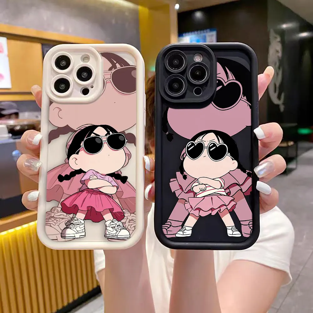 

Sunglasses Little Girl Phone Case For Xiaomi POCO F8 F7 ULTRA F5 F4 F3 C40 M6 M7 X3 X4 GT X5 X6 X7 PRO TPU Case DIY Shell Cover