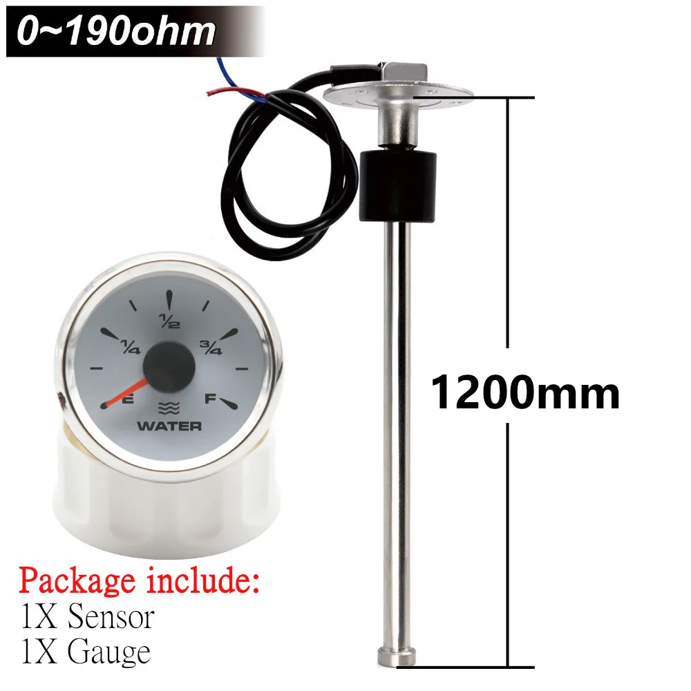 0 ~ 190 Ohm 240 ~ 33 Ohm 900 mm 800 Kraftstoffstandsensor Auto-Kraftstoffanzeige Wasserstandsmesser Sensor Benutzerdefinierte Größe 1500 mm 1200 mm 1100 mm 1000 mm